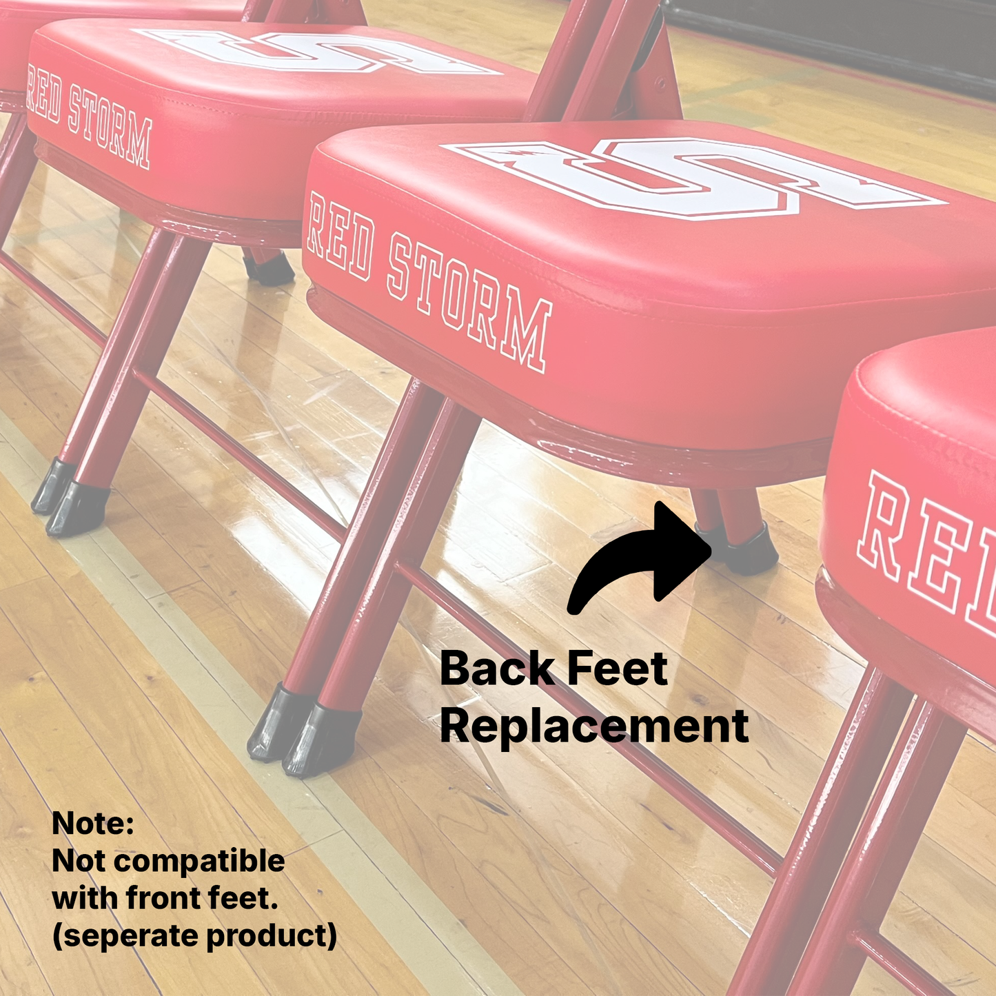 Sideline Chair Back Feet
